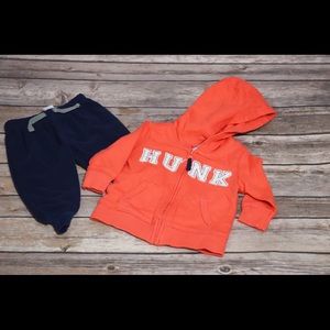 Carters hunk jacket and pant set